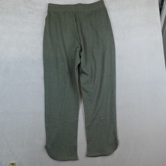 Pact Coastal 100% Organic Cotton Split Hem Pant Green Size Medium - Picture 8 of 9